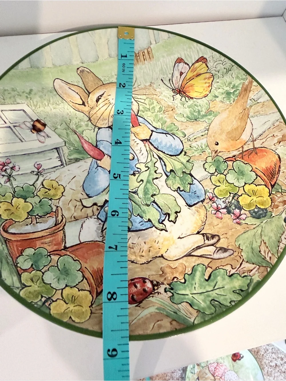 Williams Sonoma Beatrix Potter Peter Rabbit Garden 8.5” Salad Plate 2025